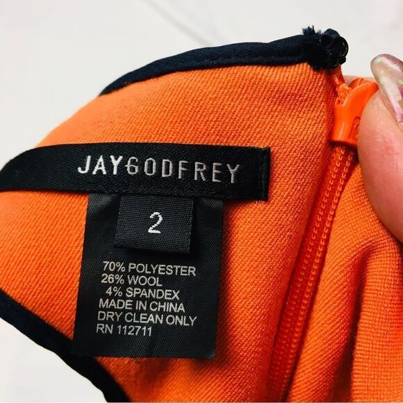 Jay Godfrey Color Block Sheath Mini Dress - Picture 5 of 10